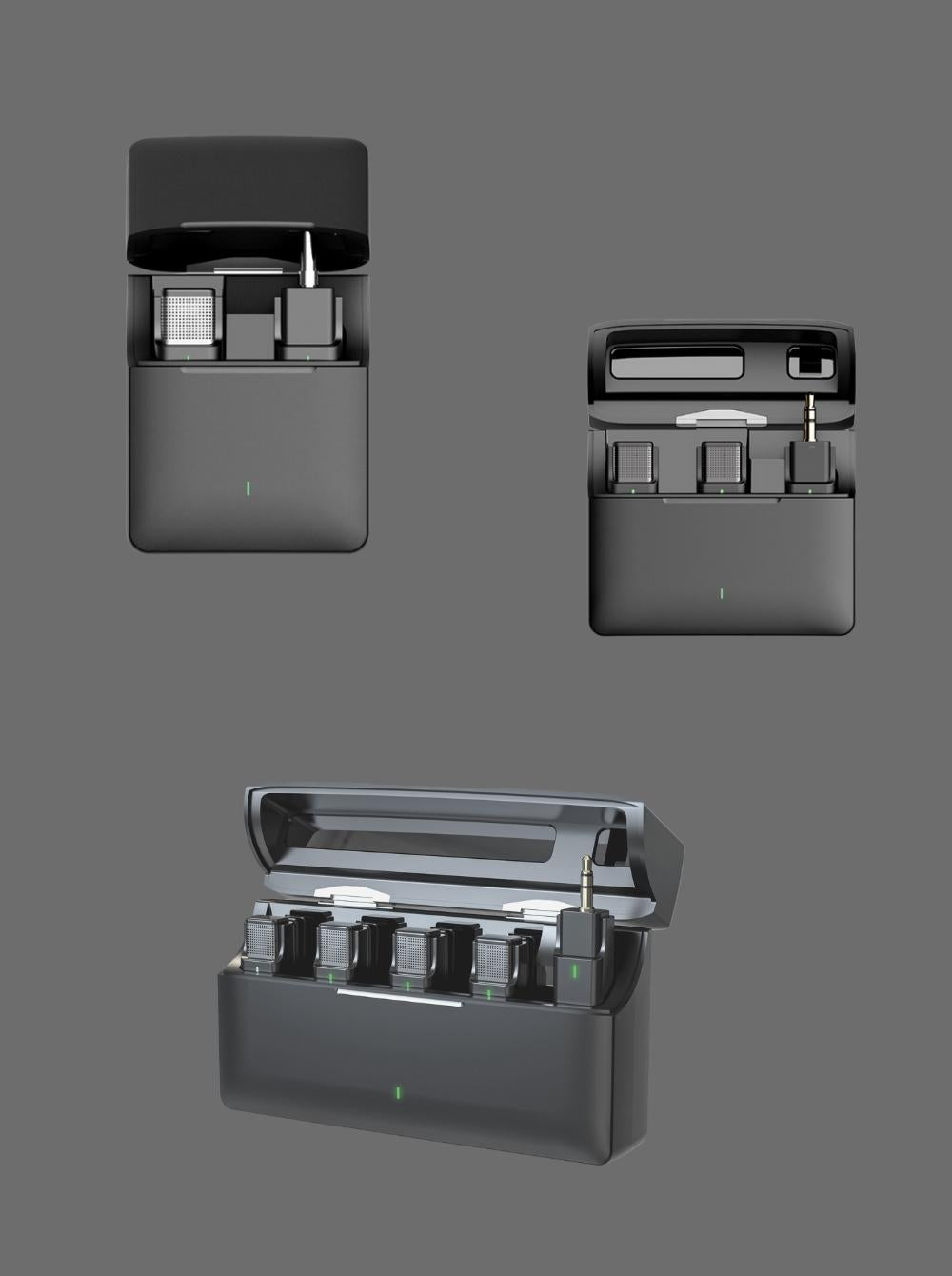 MicPods - Wireless Lavalier Microphone - single, dual, Quatro version to support one, two, or four persons.